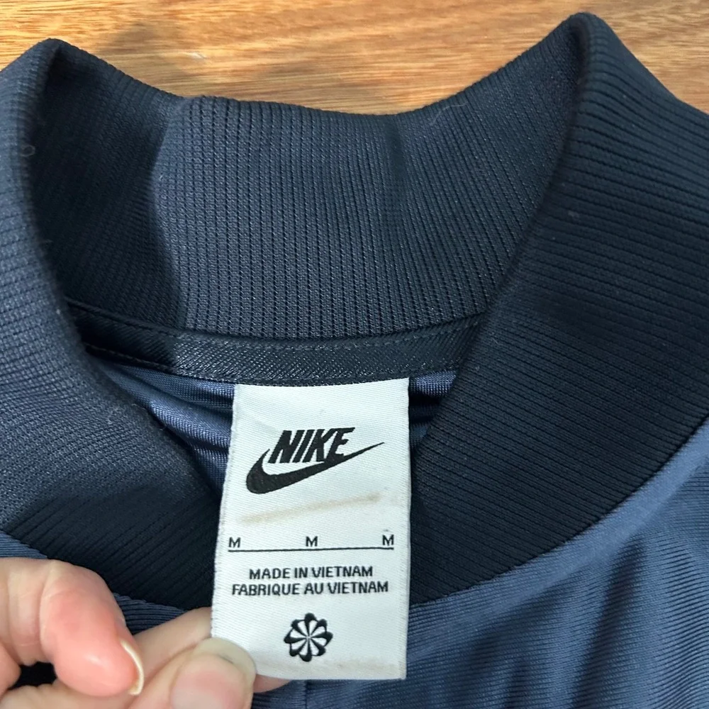 Nike Women's oversized Snap Button Baseball Jersey circa‎ 96 Jacket Size M